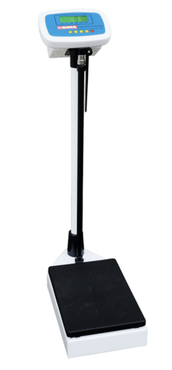 Báscula electrónica con tallímetro GIMA PEGASO 27289